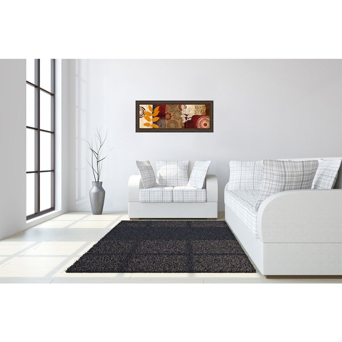 Classy Living Autumn Harmony Wall Art 42"x18", Cinnamon Mocha Frame