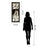 Classy Living Fifth And Madison Wall Art 18"x42", Dark Chocolate Frame