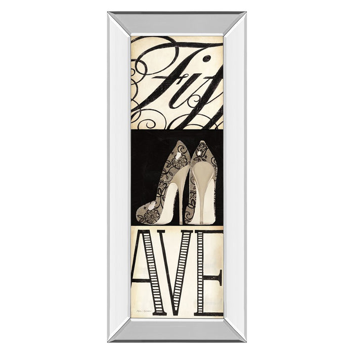 Classy Living Fifth And Madison Wall Art 18"x42", Mirrored Frame