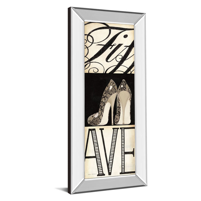 Classy Living Fifth And Madison Wall Art 18"x42", Mirrored Frame