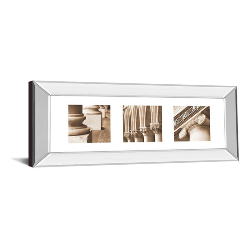 Classy Living Timeless Columns Wall Art 42"x18", Mirrored Frame