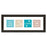 Classy Living Kindness Blocks Wall Art 42"x18", Dark Chocolate Frame