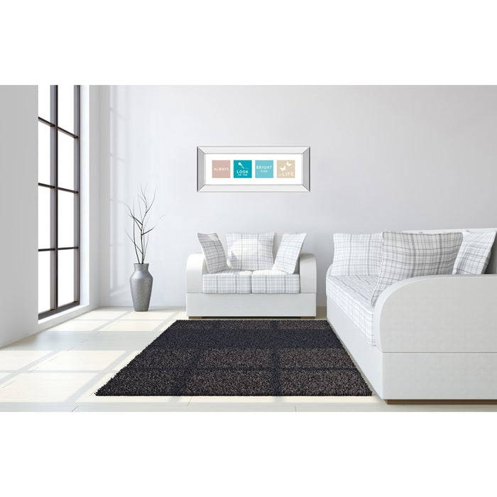 Classy Living Kindness Reminder Wall Art 42"x18", Mirrored Frame