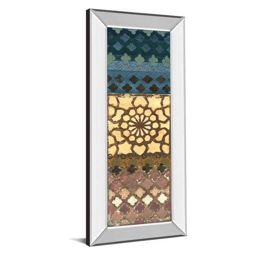 Classy Living Mosaic Harmony Wall Art 18"x42", Mirrored Frame