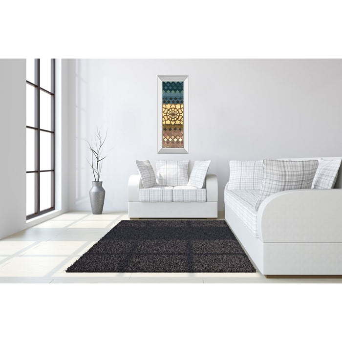 Classy Living Mosaic Harmony Wall Art 18"x42", Mirrored Frame