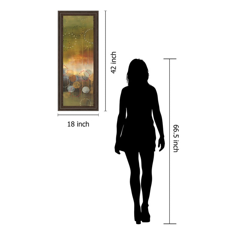 Classy Living Celestial Dawn Wall Art 18"x42", Cinnamon Mocha Frame