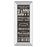 Classy Living Heartfelt Message Wall Art 18"x42", Mirrored Frame