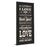 Classy Living Love Story Wall Art 18"x42", Midnight Aura Frame