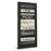 Classy Living Zephry Quote Wall Art 18"x42", Midnight Aura Frame