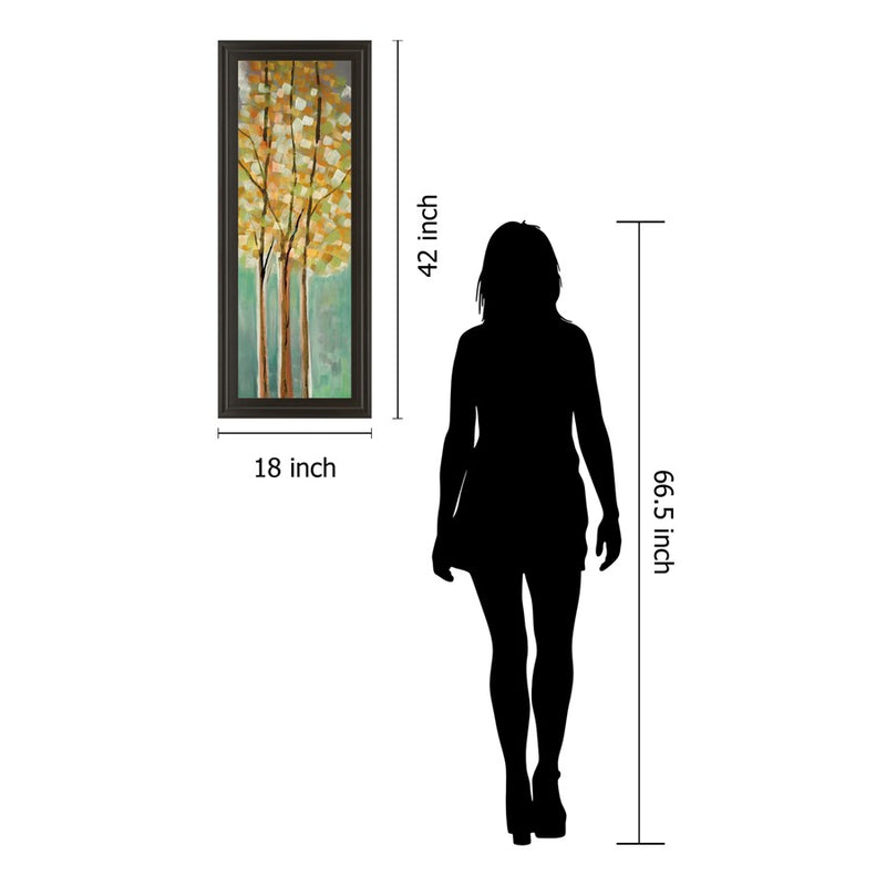 Classy Living Shandalee Woods II Wall Art 18"x42", Dark Chocolate Frame