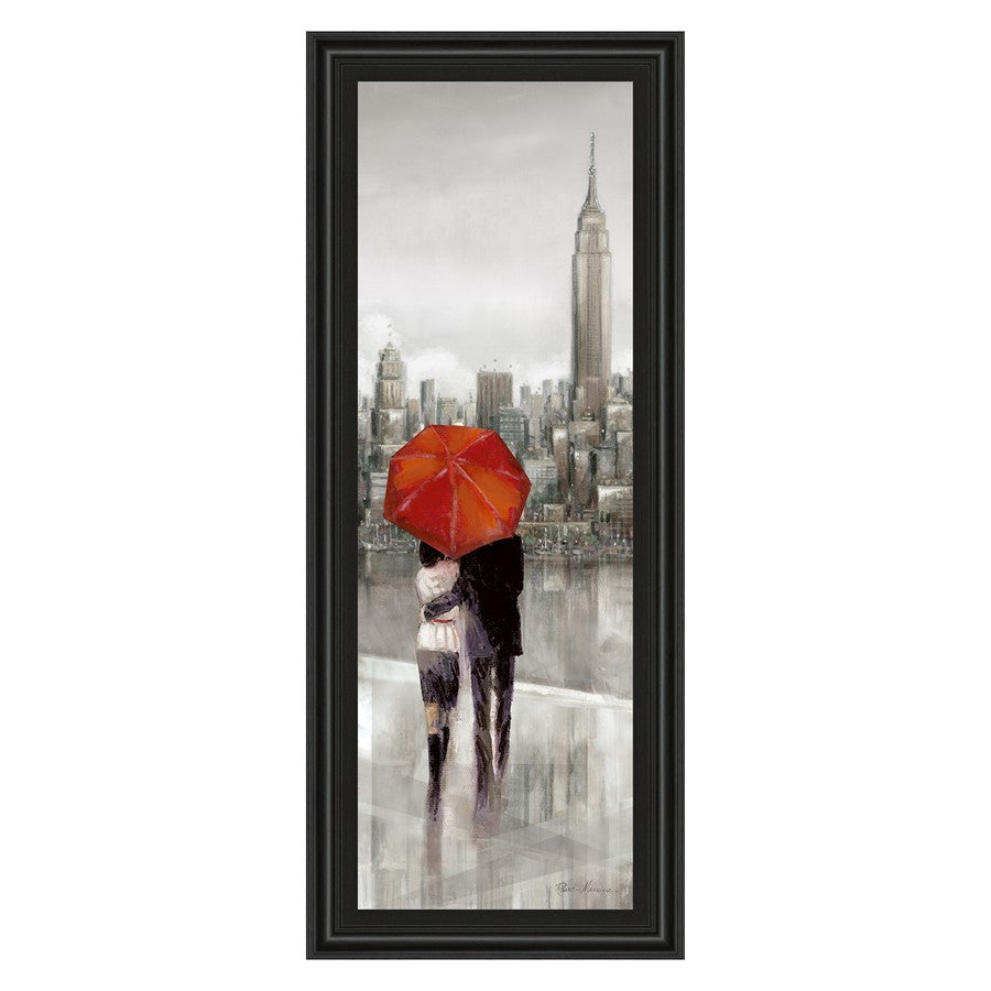 Classy Living City Embrace Wall Art 18"x42", Midnight Aura Frame - 1544