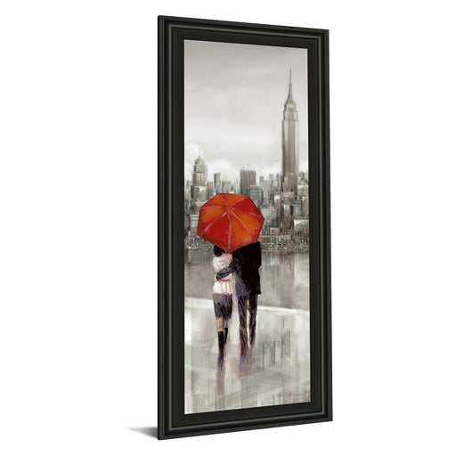 Classy Living City Embrace Wall Art 18"x42", Midnight Aura Frame