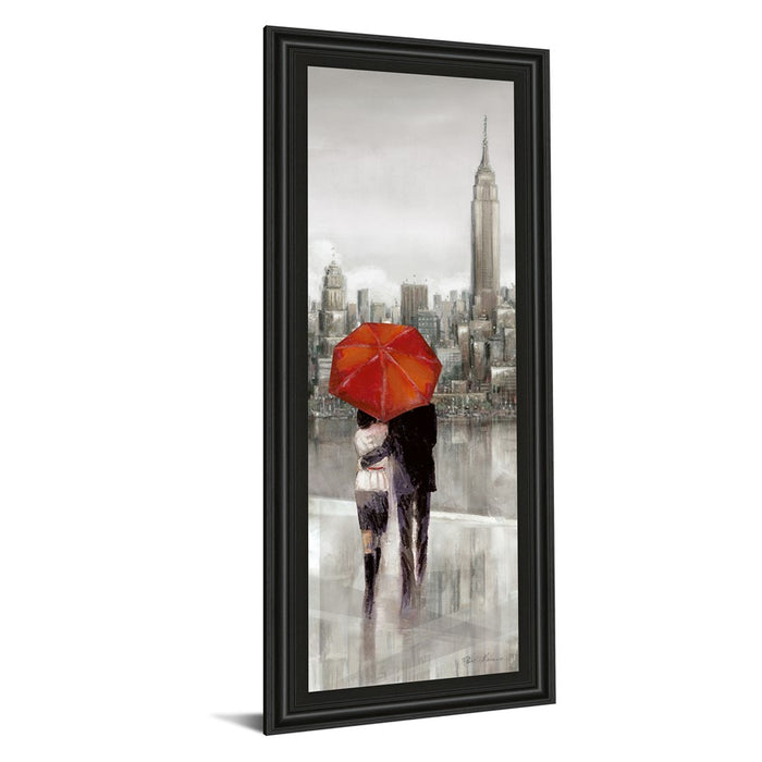 Classy Living City Embrace Wall Art 18"x42", Midnight Aura Frame