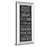 Classy Living Family Rules Wall Art 18"x42", Mirrored Frame