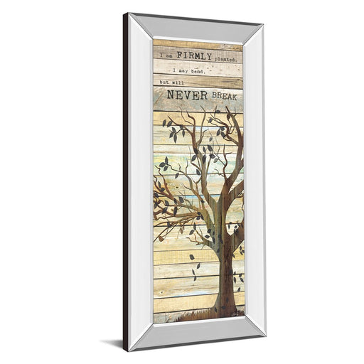 Classy Living Firmly Planted Tree Wall Art 18"x42", Mirrored Frame