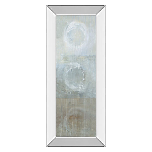 Classy Living Serene Circles Wall Art 18"x42", Mirrored Frame - 1596MF