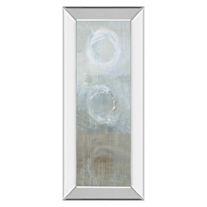 Classy Living Serene Circles Wall Art 18"x42", Mirrored Frame