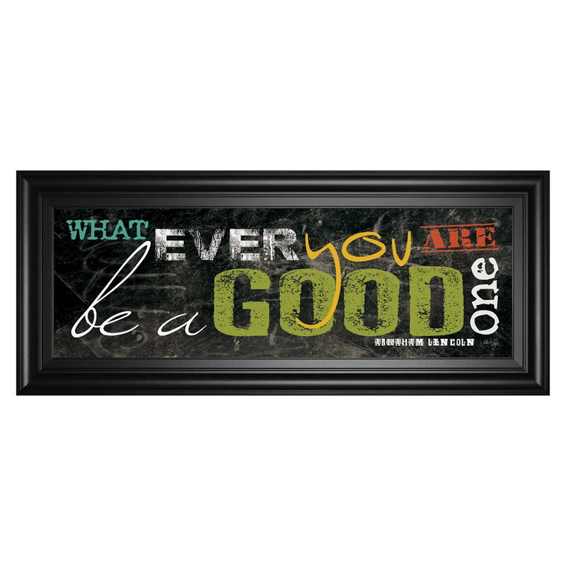 Classy Living Good One Wall Art 42"x18", Midnight Aura Frame