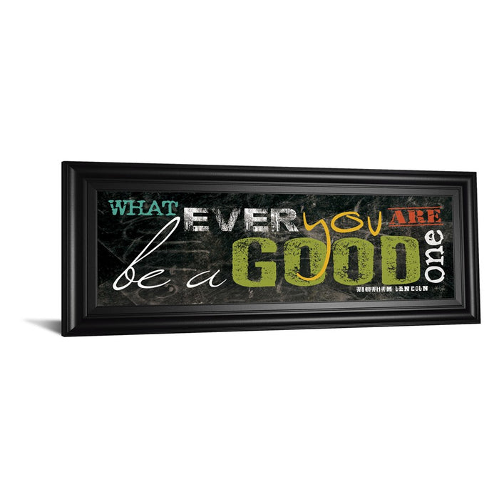 Classy Living Good One Wall Art 42"x18", Midnight Aura Frame