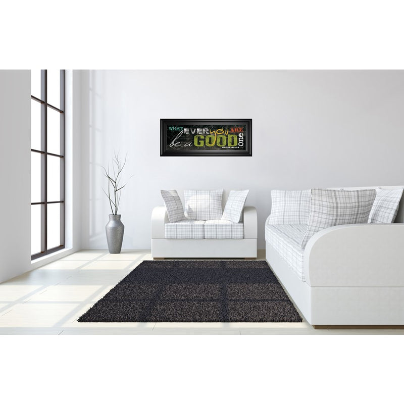 Classy Living Good One Wall Art 42"x18", Midnight Aura Frame