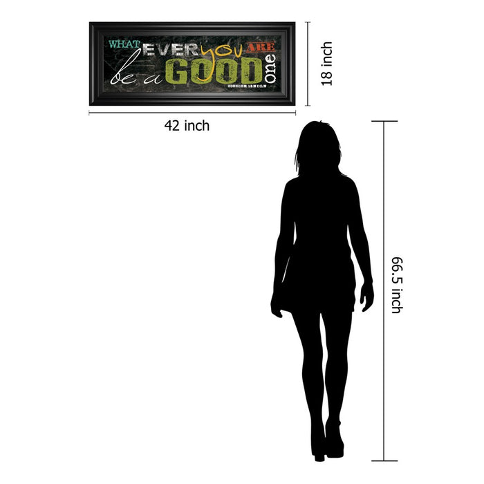 Classy Living Good One Wall Art 42"x18", Midnight Aura Frame