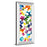 Classy Living Vibrant Cubes II Wall Art 18"x42", Mirrored Frame