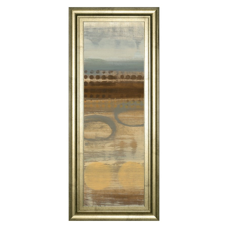 Classy Living Serene Movement Wall Art 18"x42", Crisp Chardonnay Frame