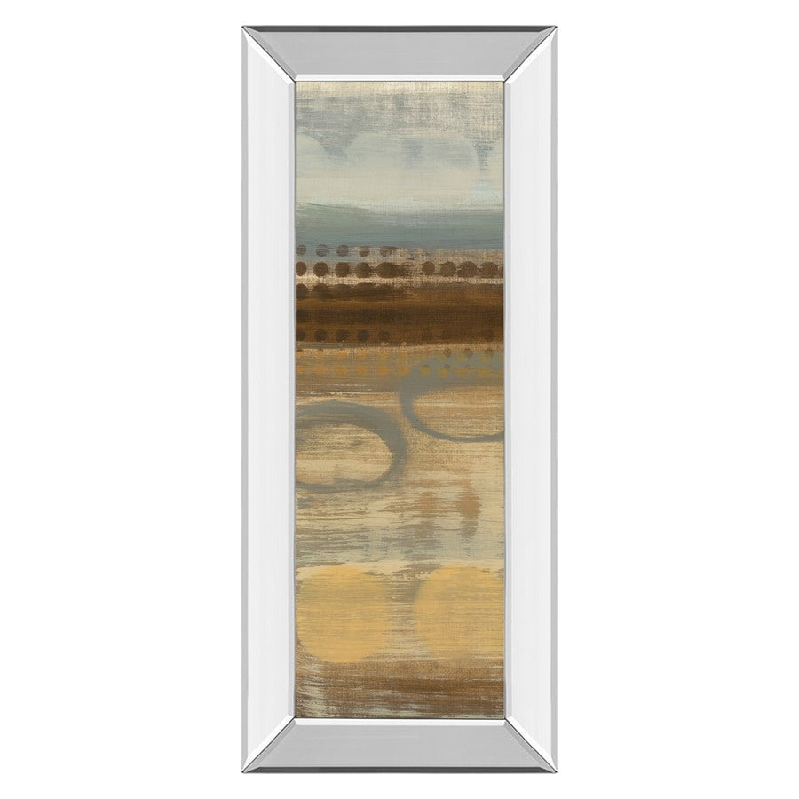 Classy Living Serene Movement Wall Art 18"x42", Mirrored Frame