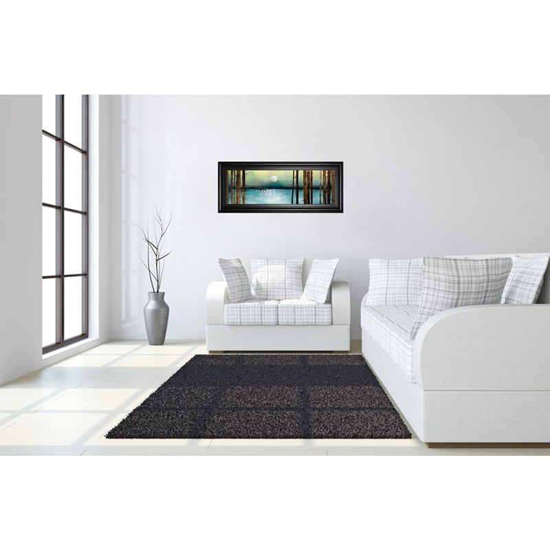 Classy Living Moonlit Forest Wall Art 42"x18", Midnight Aura Frame