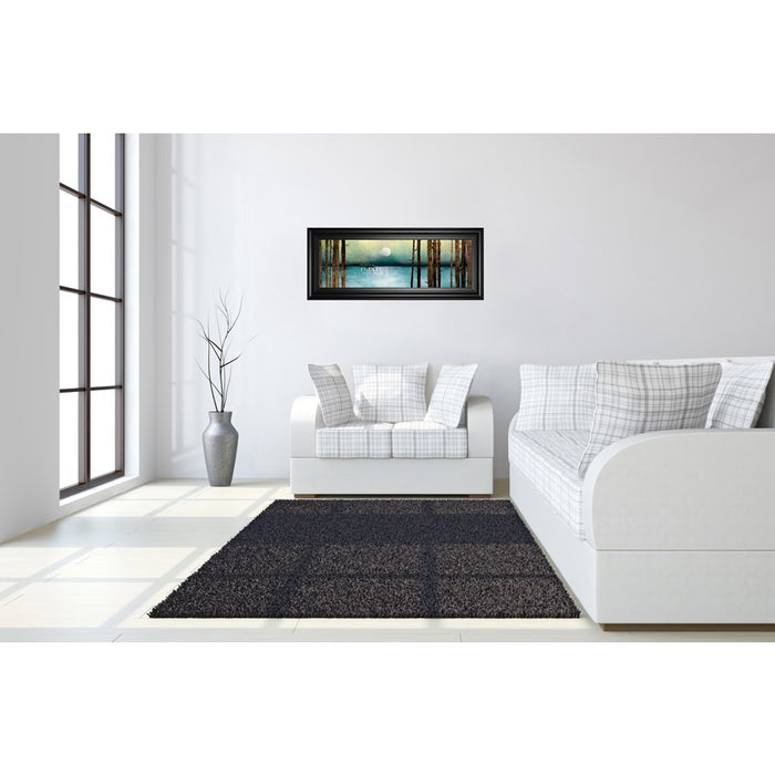Classy Living Moonlit Forest Wall Art 42"x18", Midnight Aura Frame