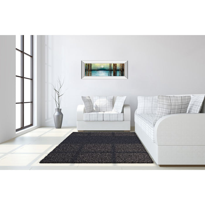 Classy Living Moonlit Forest Wall Art 42"x18", Mirrored Frame