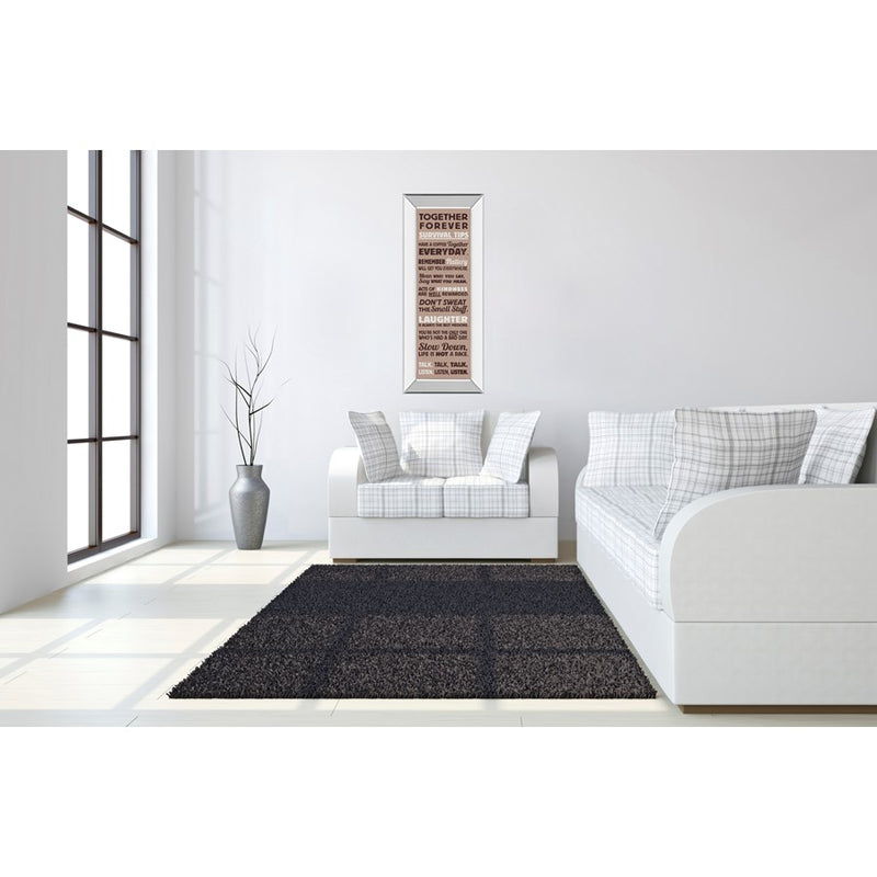 Classy Living Together Forever Wall Art 18"x42", Mirrored Frame