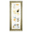 Classy Living Serene Swatch Panel Wall Art 18"x42", GiIded Radiance Frame - 1654