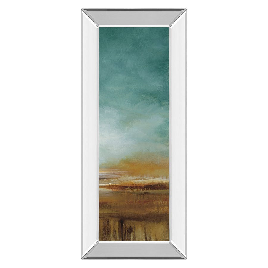 Classy Living New Horizons III Wall Art 18"x42", Mirrored Frame