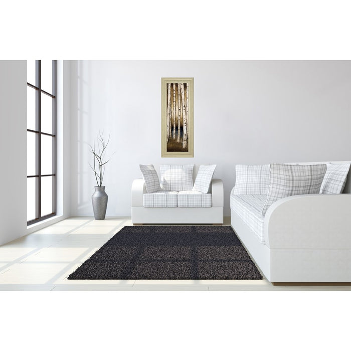 Classy Living Golden Birch Grove Wall Art 18"x42", Ivory Bliss Frame