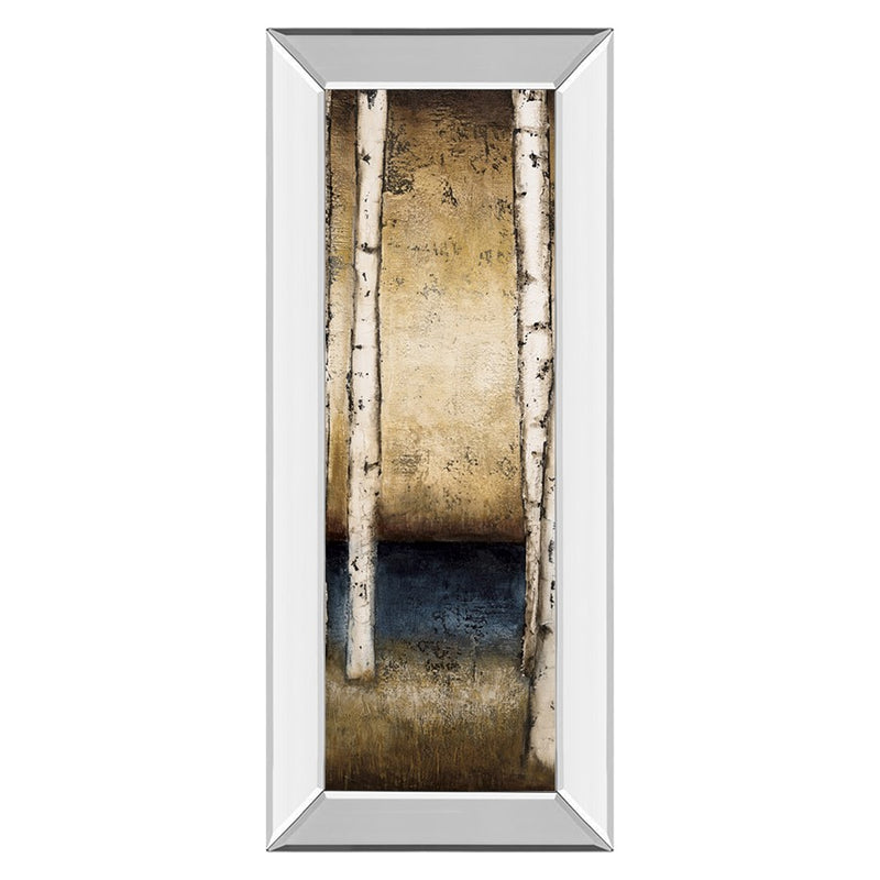 Classy Living Birch Serenity Wall Art 18"x42", Mirrored Frame