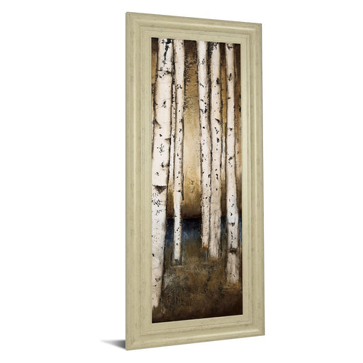 Classy Living Birch Landing Wall Art 18"x42", Ivory Bliss Frame