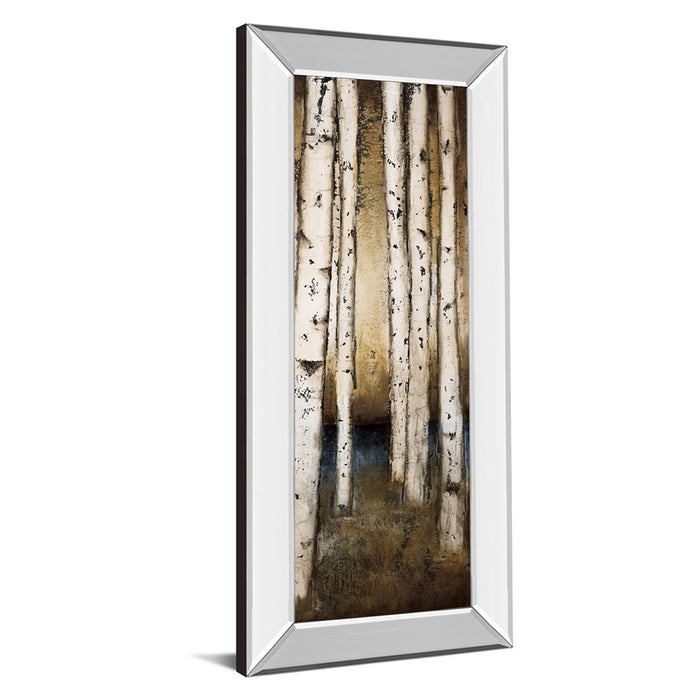 Classy Living Birch Landing Wall Art 18"x42", Mirrored Frame