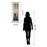 Classy Living Birch Landing Wall Art 18"x42", Mirrored Frame