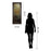 Classy Living Shadowed Blocks Wall Art 18"x42", Dark Chocolate Frame