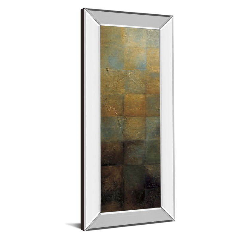 Classy Living Shadowed Blocks Wall Art 18"x42", Mirrored Frame