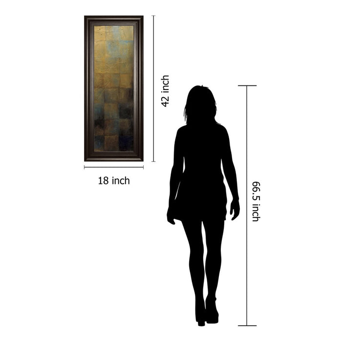 Classy Living Modra Harmony Wall Art 18"x42", Dark Chocolate Frame
