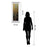 Classy Living Modra Harmony Wall Art 18"x42", Mirrored Frame
