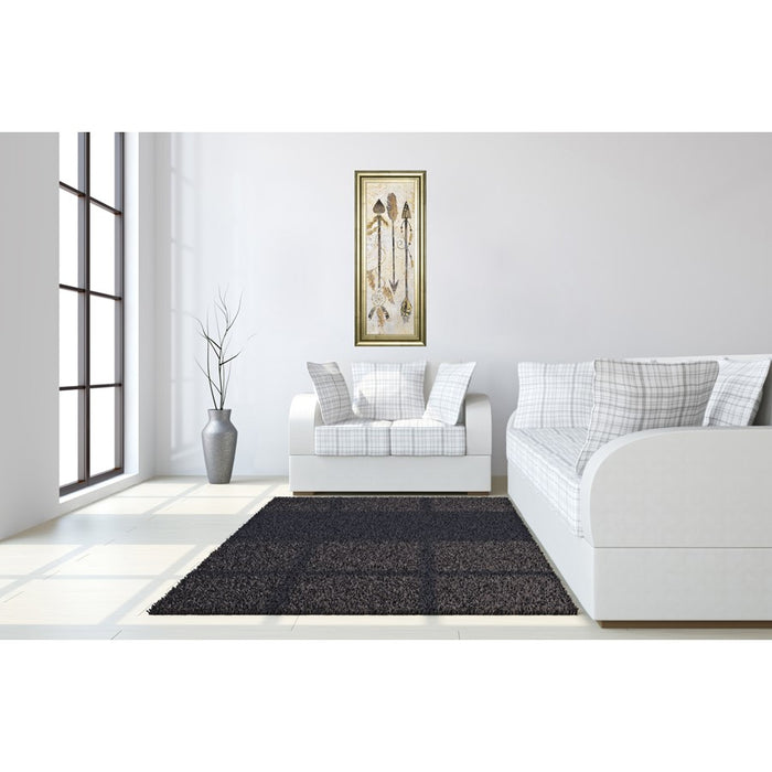 Classy Living Tribal Arrows Wall Art 18"x42", Crisp Chardonnay Frame