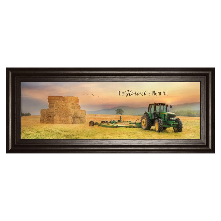 Classy Living Harvest Plenty Wall Art 42"x18", Dark Chocolate Frame
