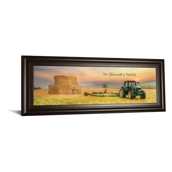 Classy Living Harvest Plenty Wall Art 42"x18", Dark Chocolate Frame