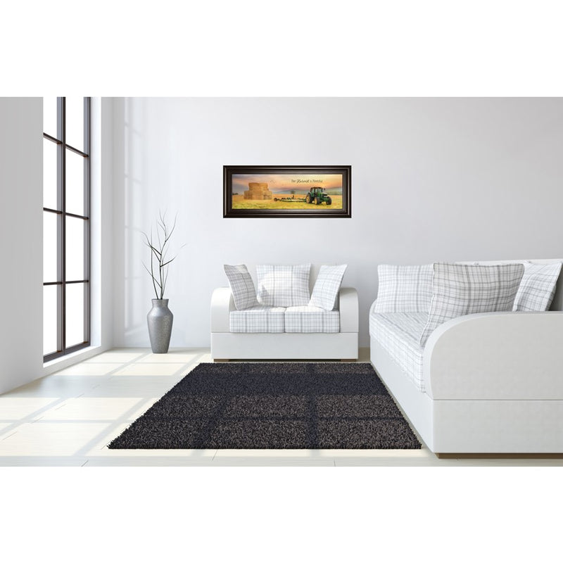 Classy Living Harvest Plenty Wall Art 42"x18", Dark Chocolate Frame