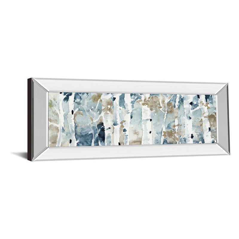 Classy Living Serene Woodland Wall Art 42"x18", Mirrored Frame