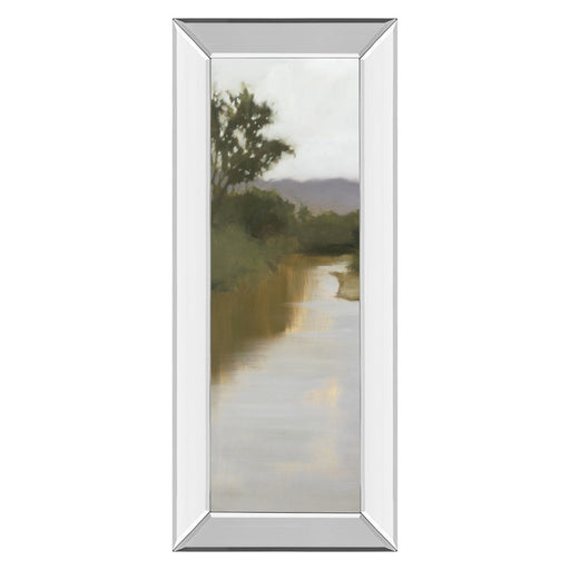 Classy Living Misty River View Wall Art 18"x42", Mirrored Frame