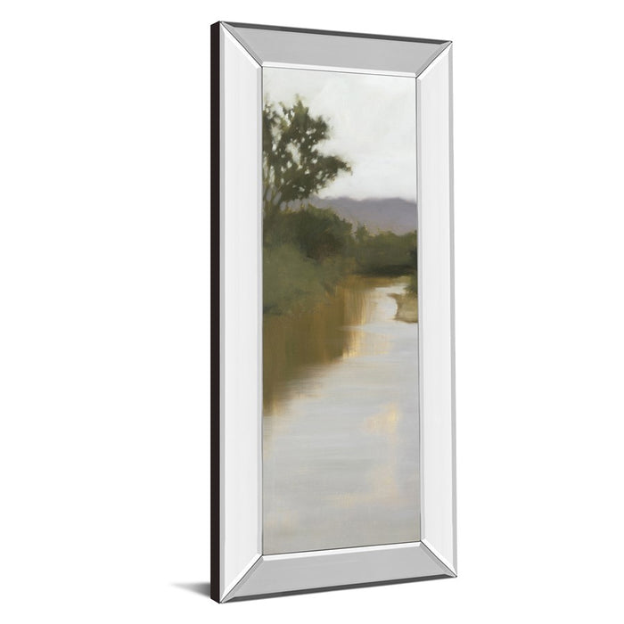 Classy Living Misty River View Wall Art 18"x42", Mirrored Frame